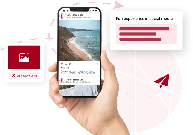 Multimedia advertising account management