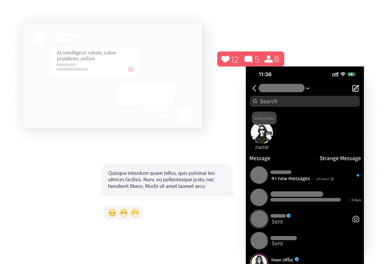 Social customer service