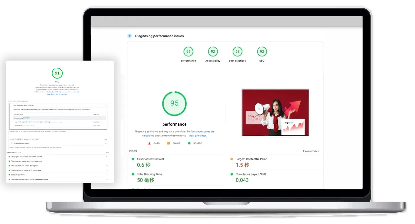 website seo review and suggestions